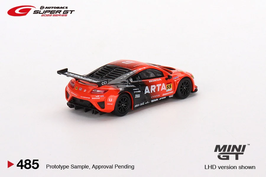 MINI GT Japan Exclusive 1/64 Honda NSX GT3 EVO22 #55 ARTA 2022 Super GT Series MGT00485-L - Image 2
