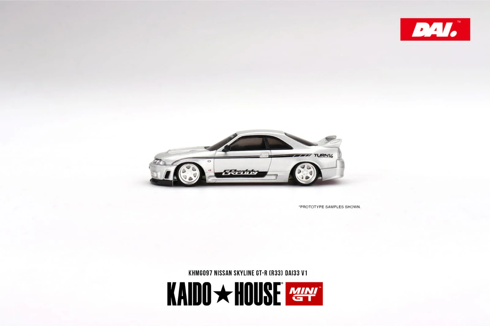 MINI GT x Kaido 1/64 Nissan Skyline GT-R (R33) DAI33 V1 KHMG097 - Image 2