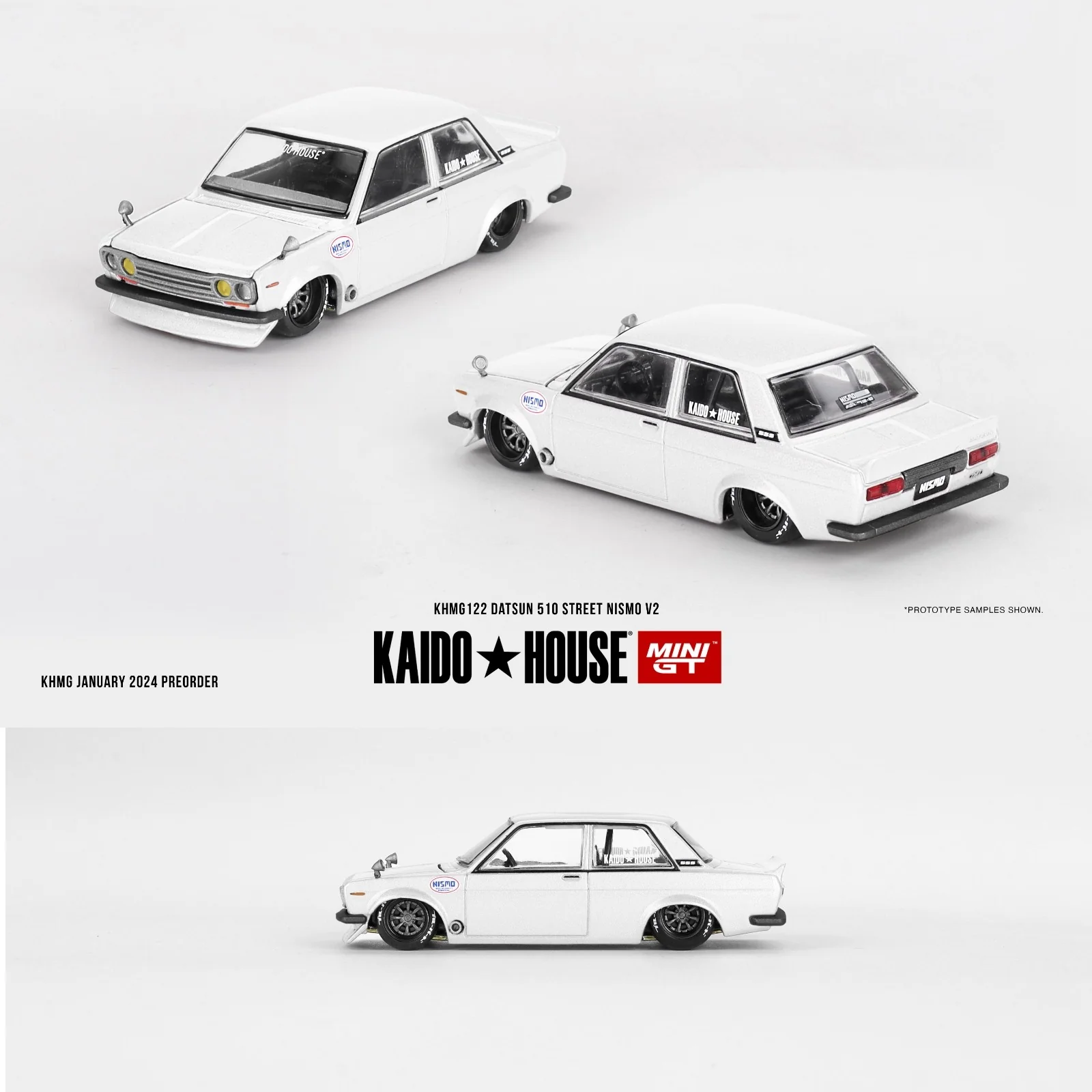 MINI GT x Kaido House 1/64 Datsun 510 Street Nismo V2 KHMG122 - Image 5