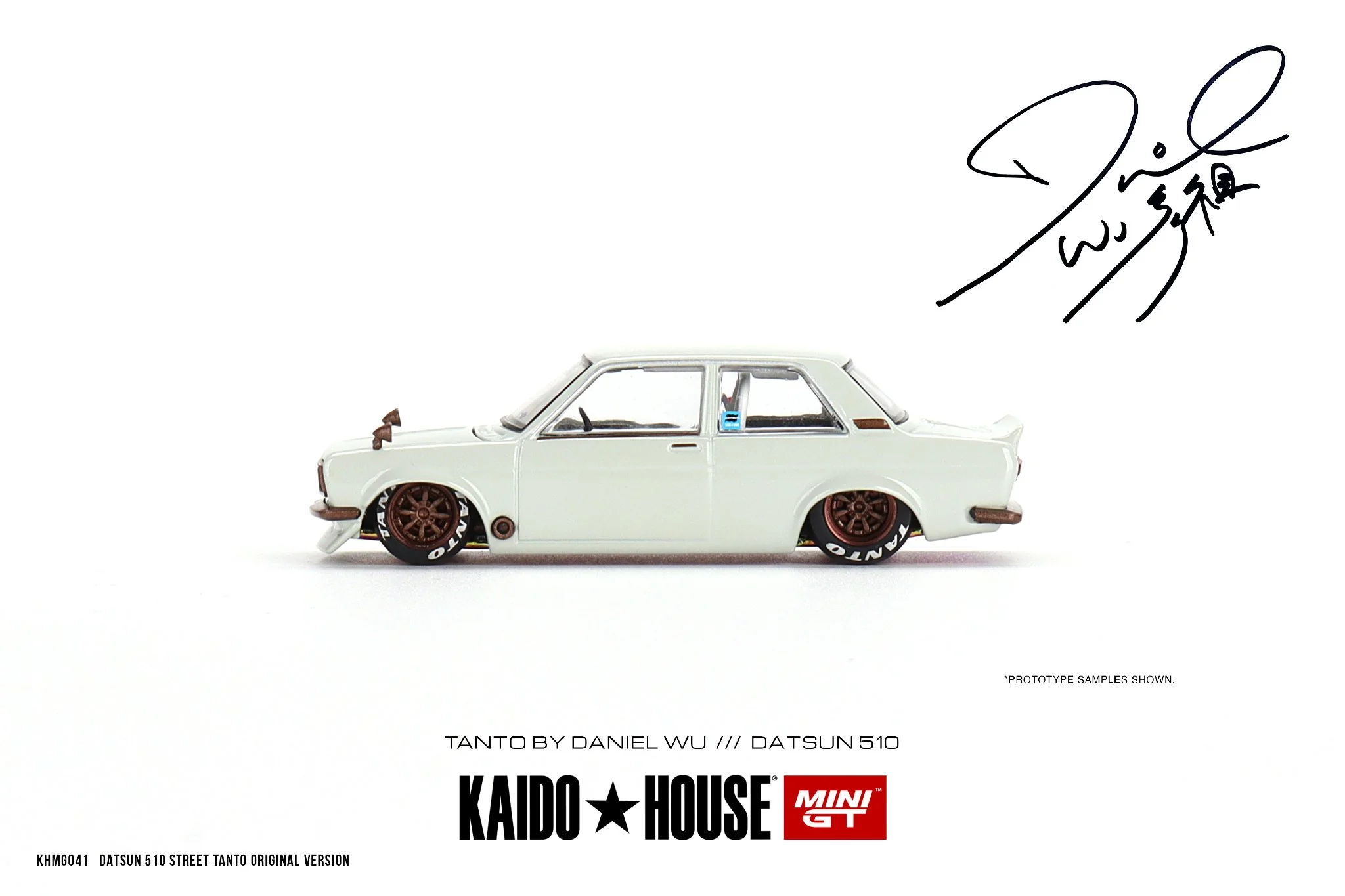 MINI GT x Kaido House 1/64 Datsun 510 Street Tanto V1 by Daniel Wu LHD KHMG041 - Image 3