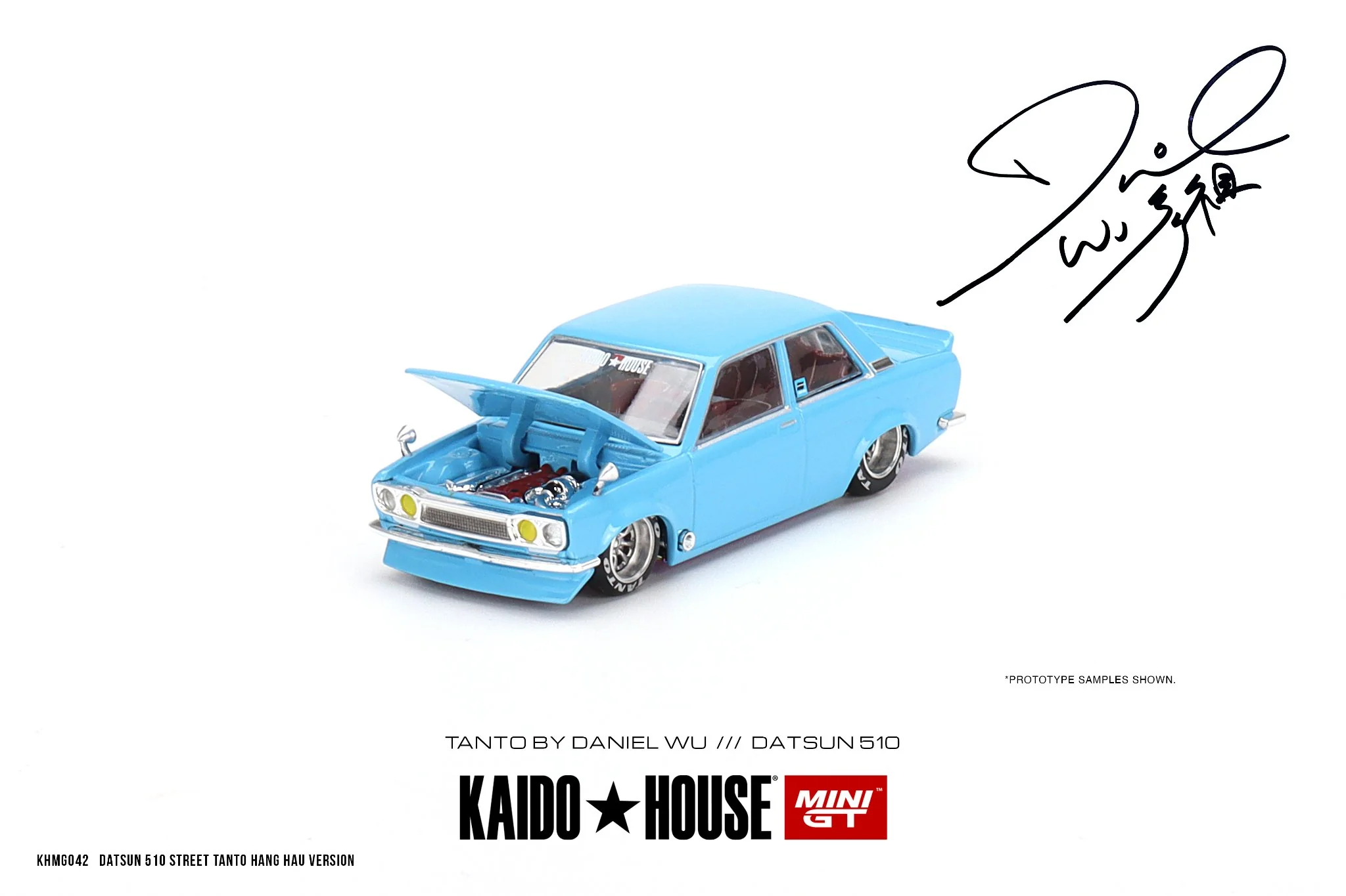 MINI GT x Kaido House 1/64 Datsun 510 Street Tanto V2 by Daniel Wu LHD KHMG042 - Image 2