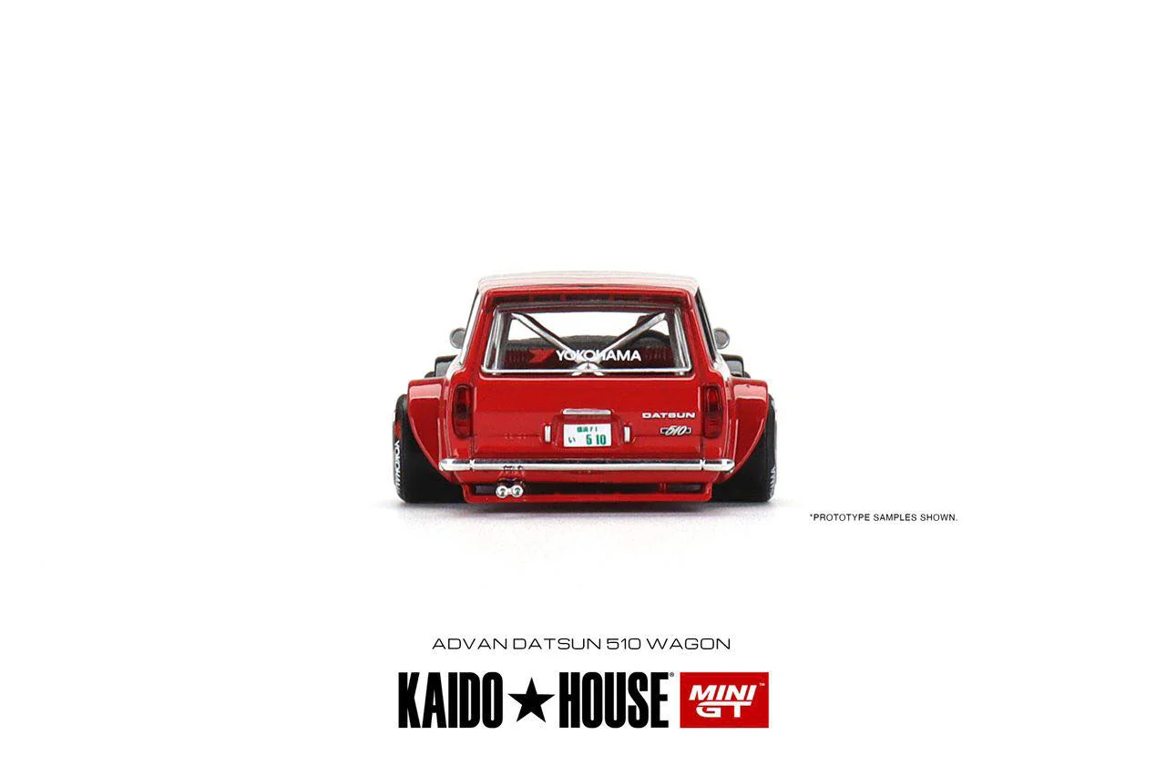 MINI GT x Kaido House 1/64 Datsun KAIDO 510 Wagon ADVAN RHD KHMG033 - Image 4