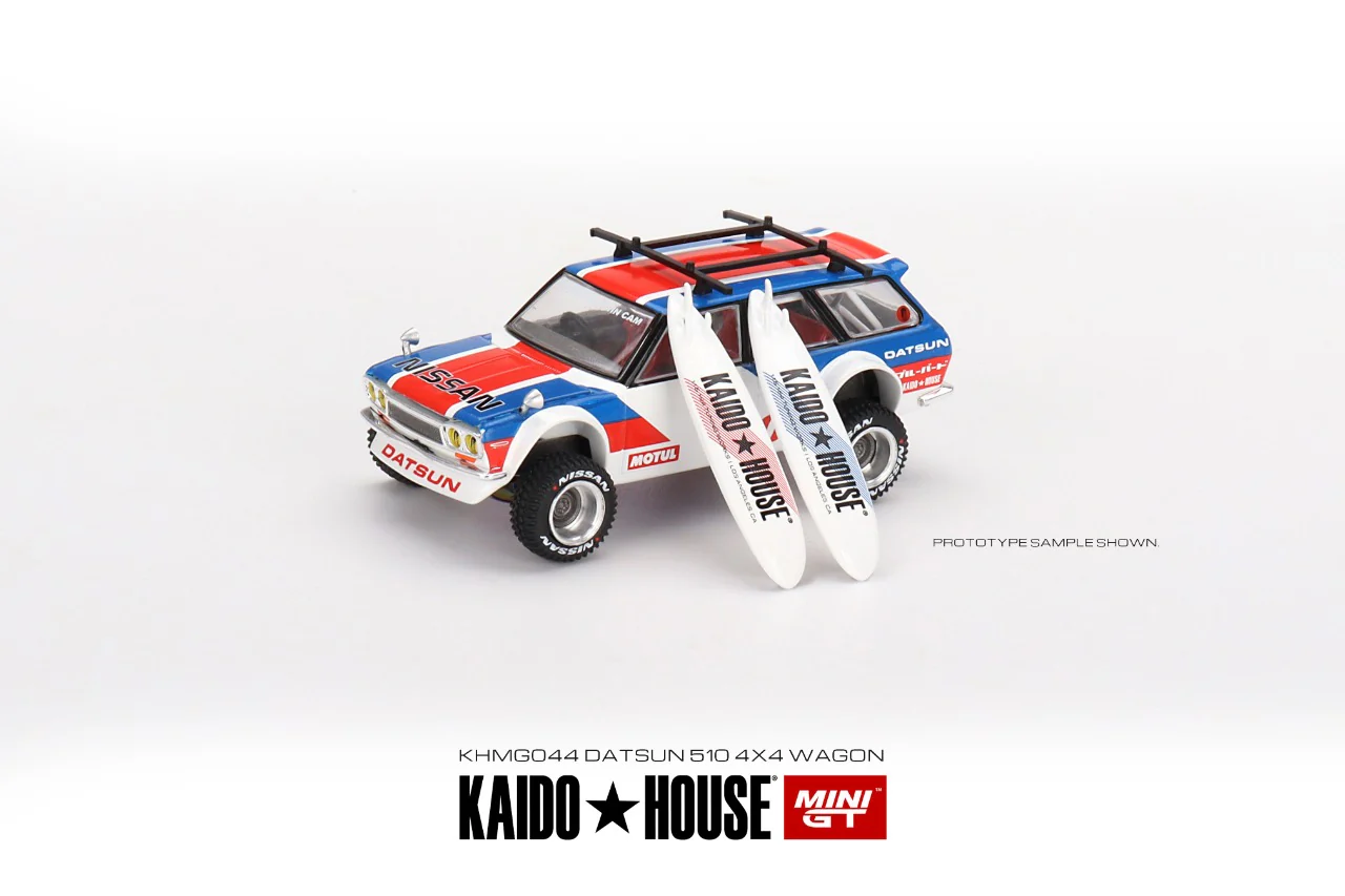 MINI GT x Kaido House 1/64 Datsun KAIDO 510 Wagon Kaido GT Surf Safari RS KHMG044 - Image 3