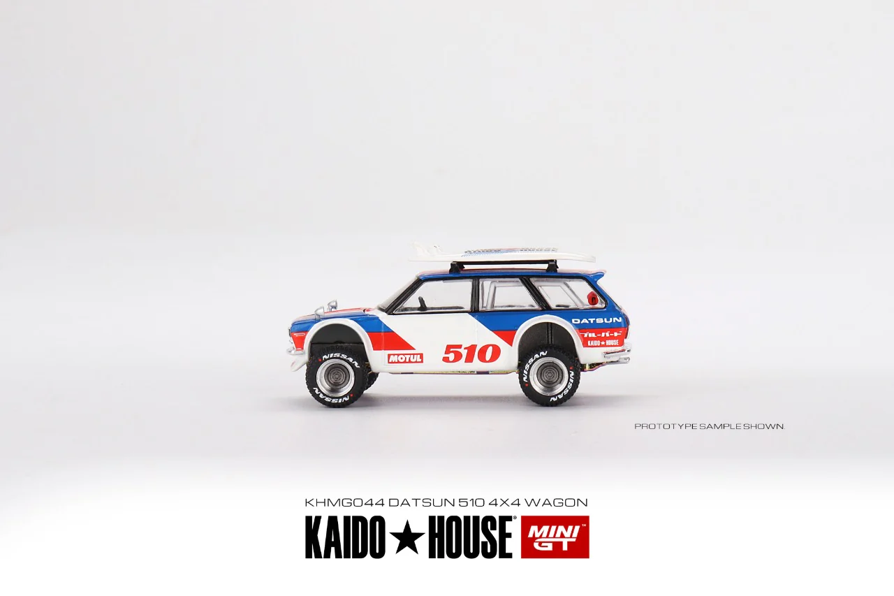 MINI GT x Kaido House 1/64 Datsun KAIDO 510 Wagon Kaido GT Surf Safari RS KHMG044 - Image 5