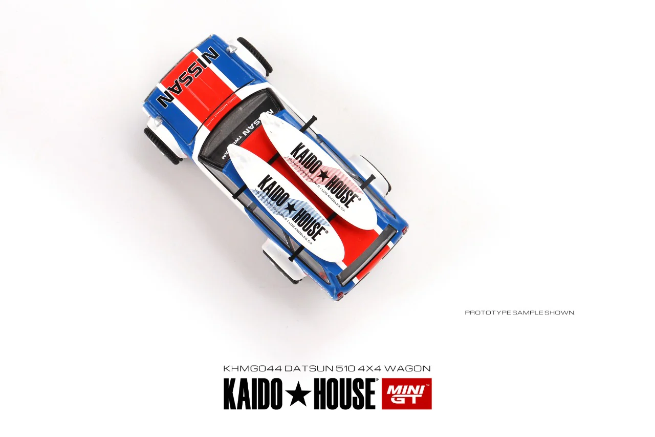 MINI GT x Kaido House 1/64 Datsun KAIDO 510 Wagon Kaido GT Surf Safari RS KHMG044 - Image 6