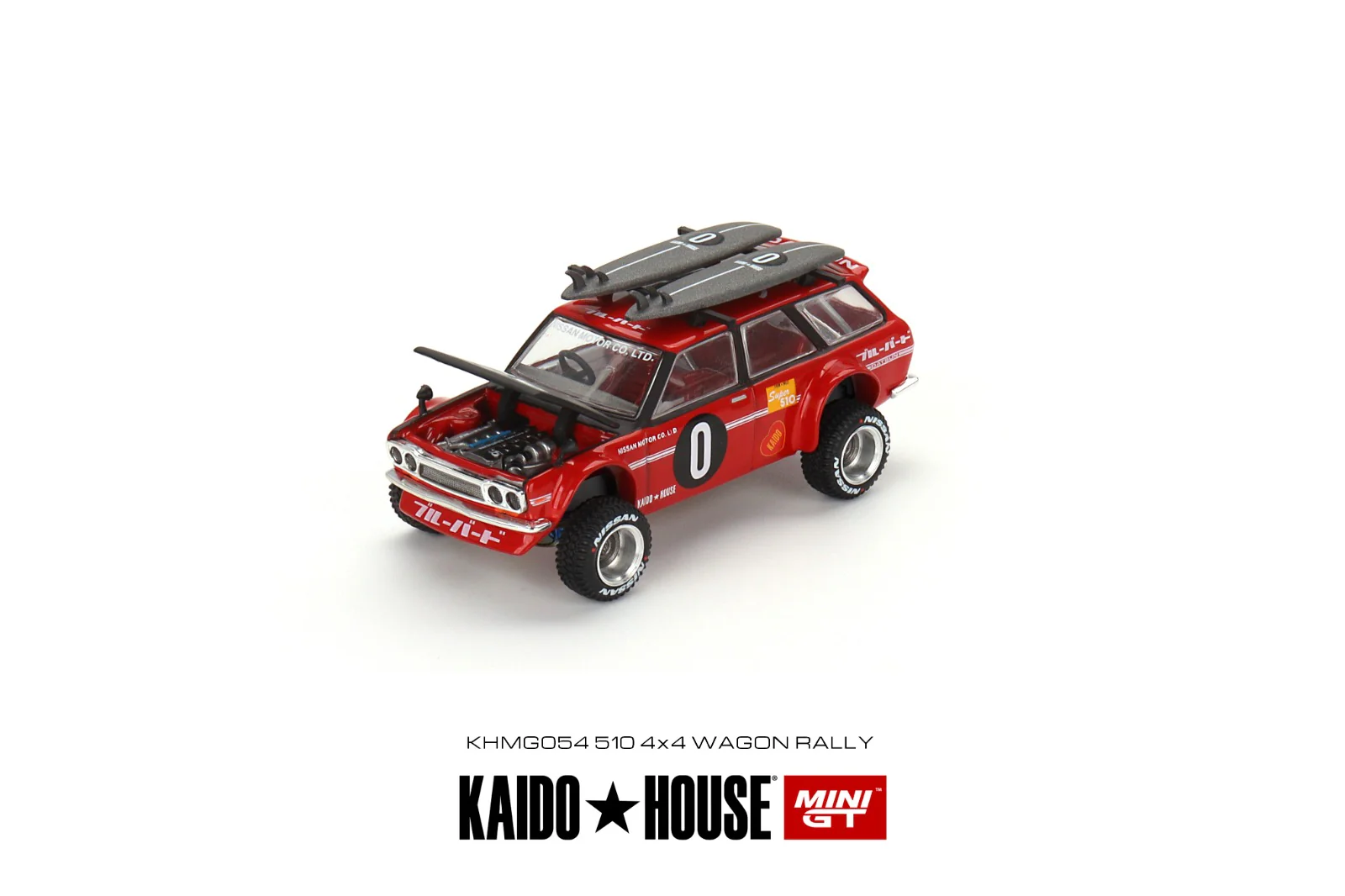 MINI GT x Kaido House 1/64 Datsun Kaido 510 Wagon Kaido GT Surf Safari RS V2 KHMG054 - Image 4