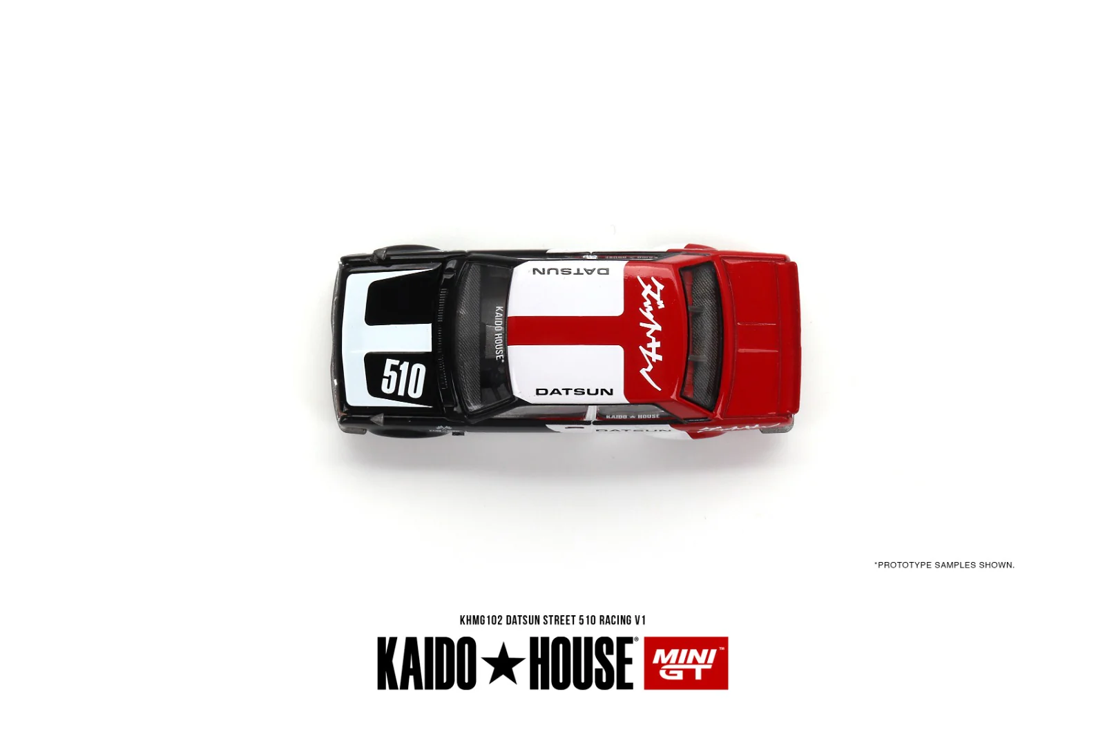 MINI GT x Kaido House 1/64 Datsun Street 510 Racing V1 KHMG102 - Image 3
