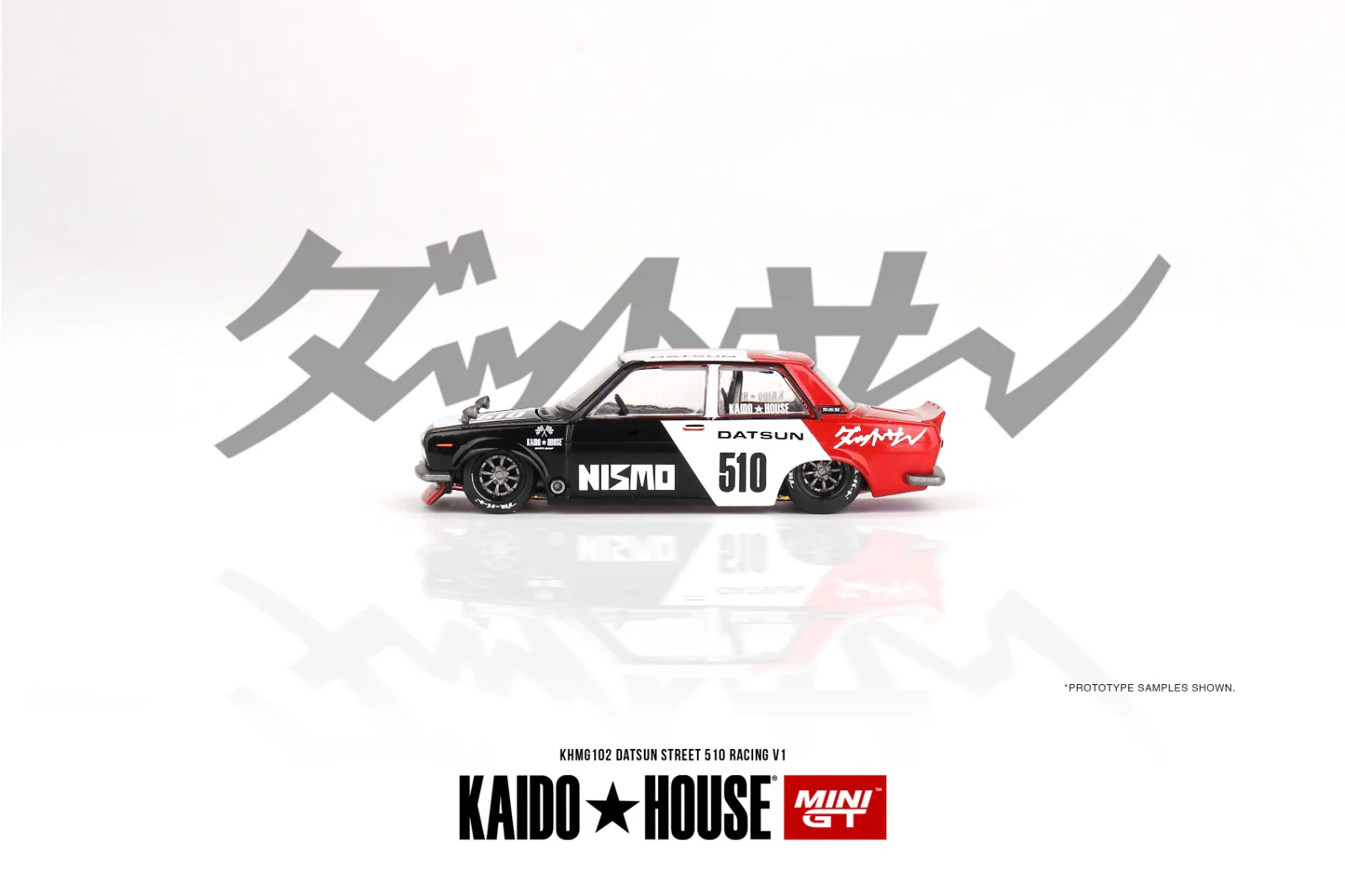 MINI GT x Kaido House 1/64 Datsun Street 510 Racing V1 KHMG102 - Image 4