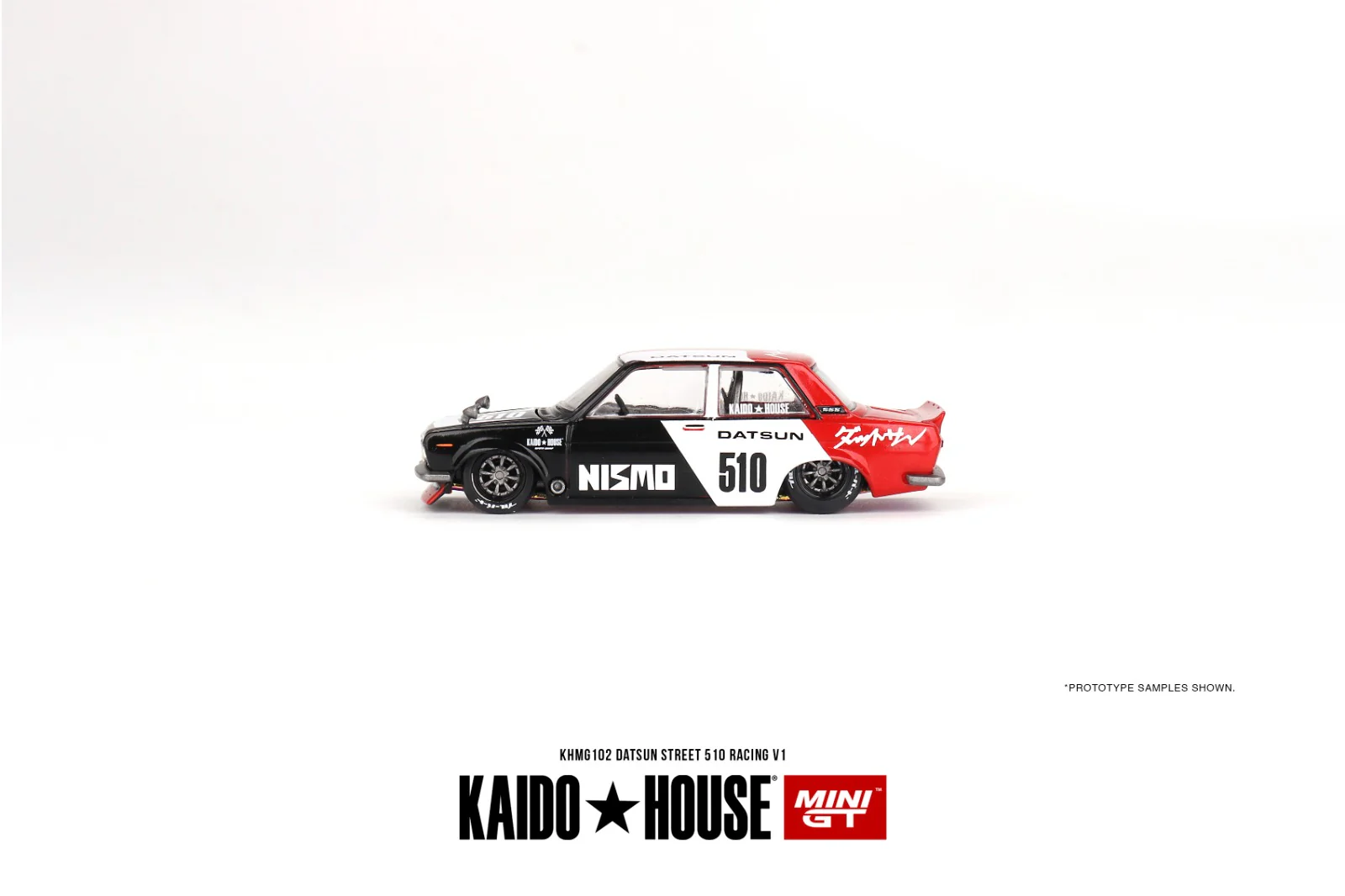 MINI GT x Kaido House 1/64 Datsun Street 510 Racing V1 KHMG102 - Image 5