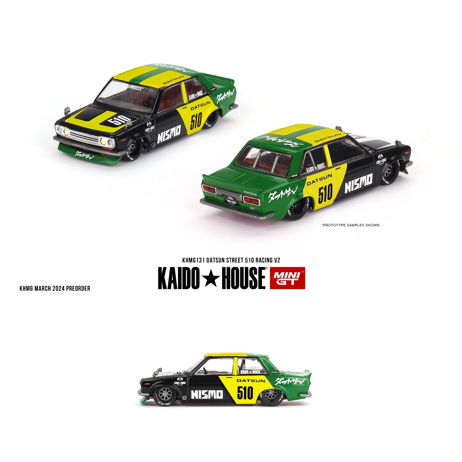 MINI GT x Kaido House 1/64 Datsun Street 510 Racing V2 KHMG131 - Image 2