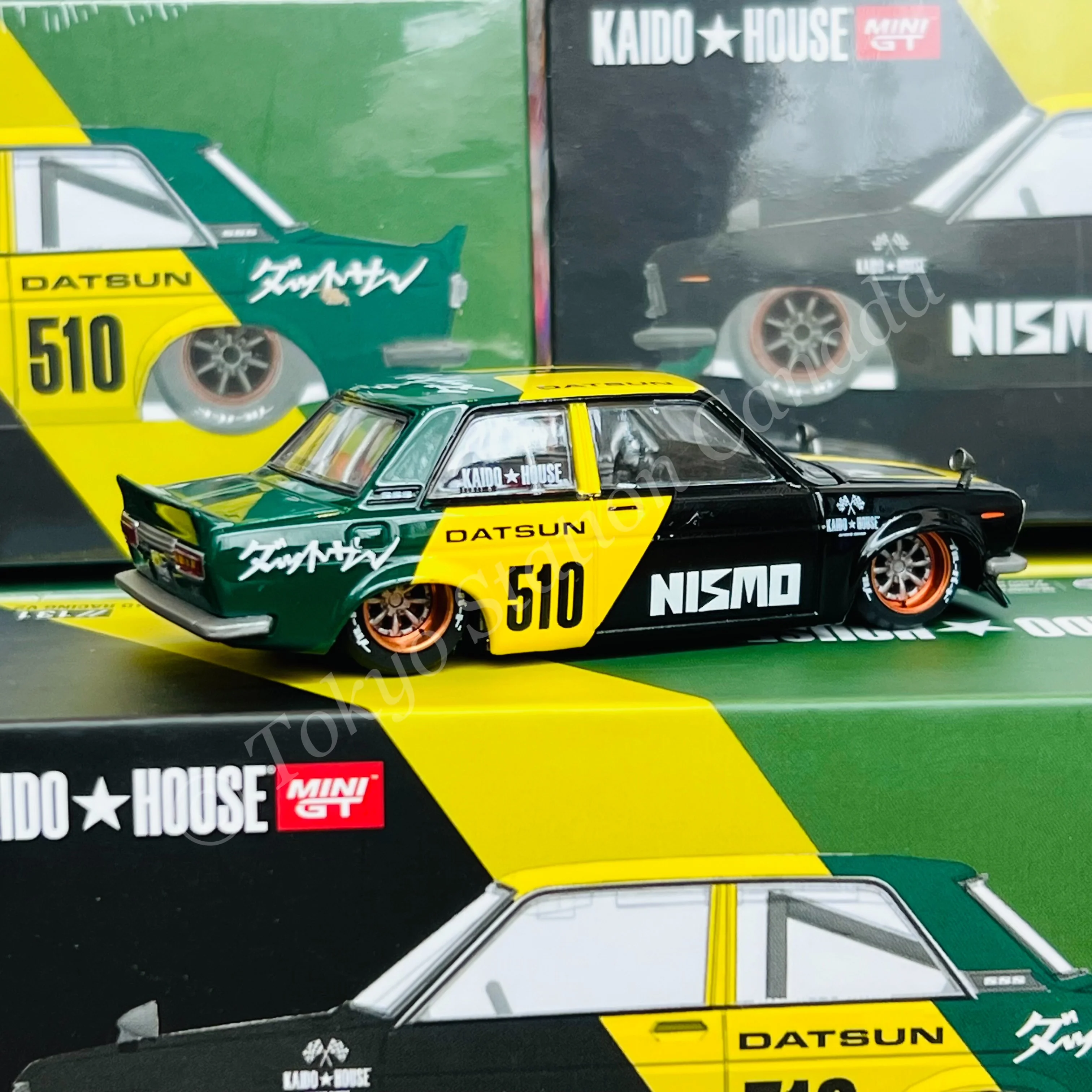 MINI GT x Kaido House 1/64 Datsun Street 510 Racing V2 KHMG131 - Image 3