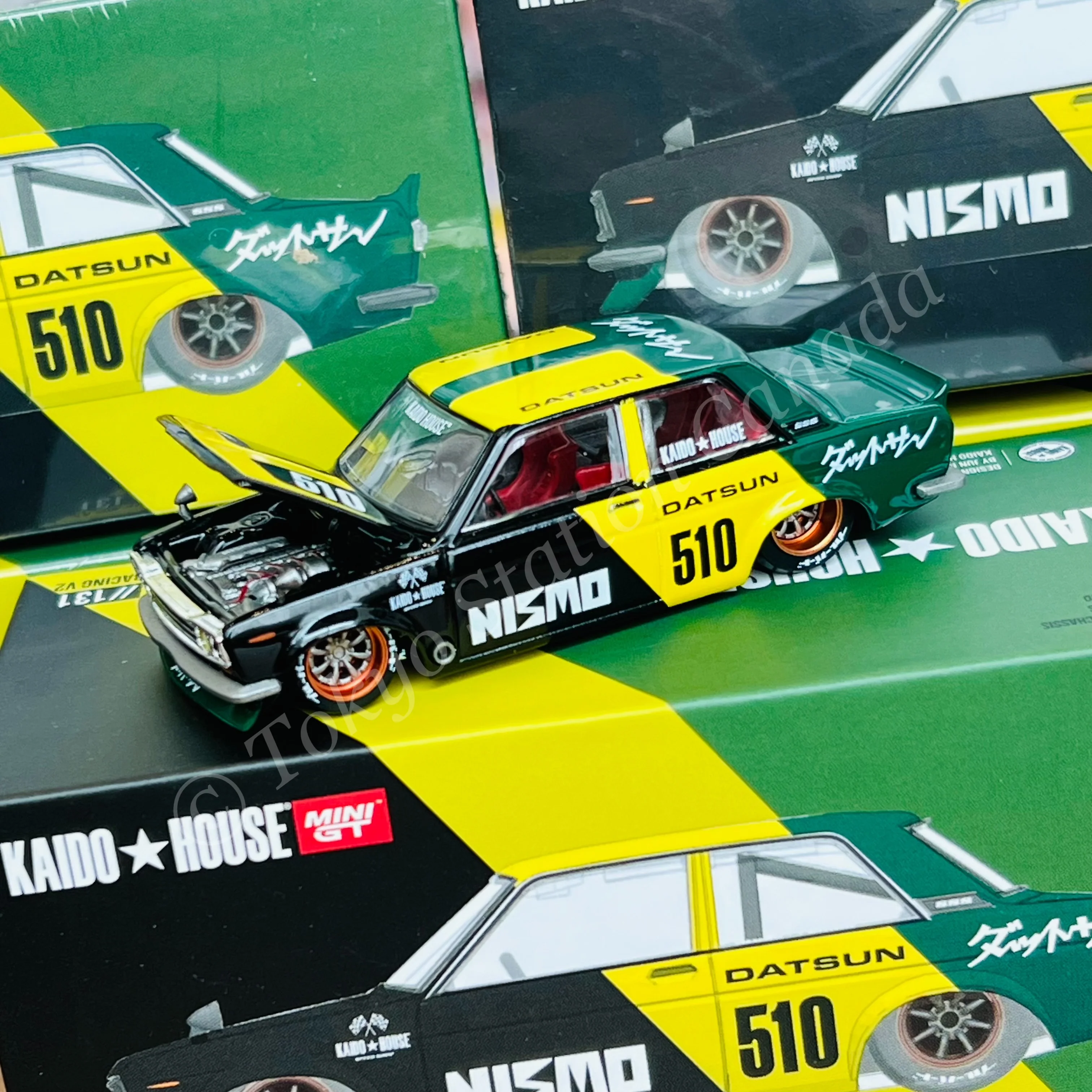 MINI GT x Kaido House 1/64 Datsun Street 510 Racing V2 KHMG131 - Image 4