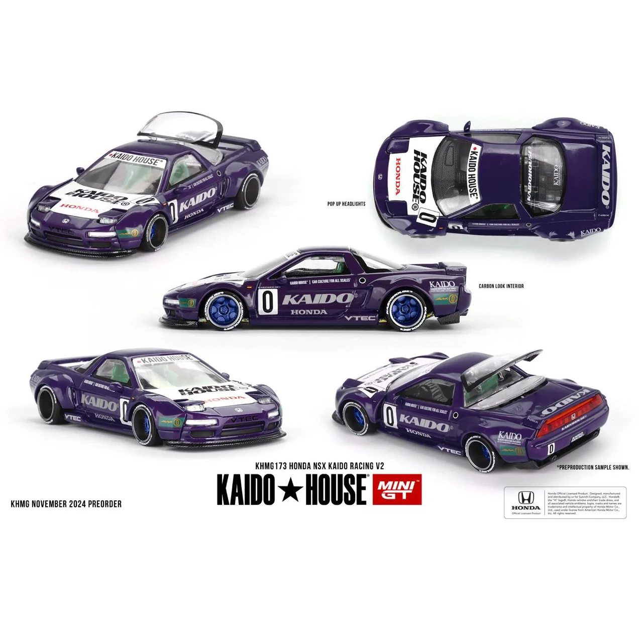 MINI GT x Kaido House 1/64 Honda NSX Kaido Racing V2 KHMG173
