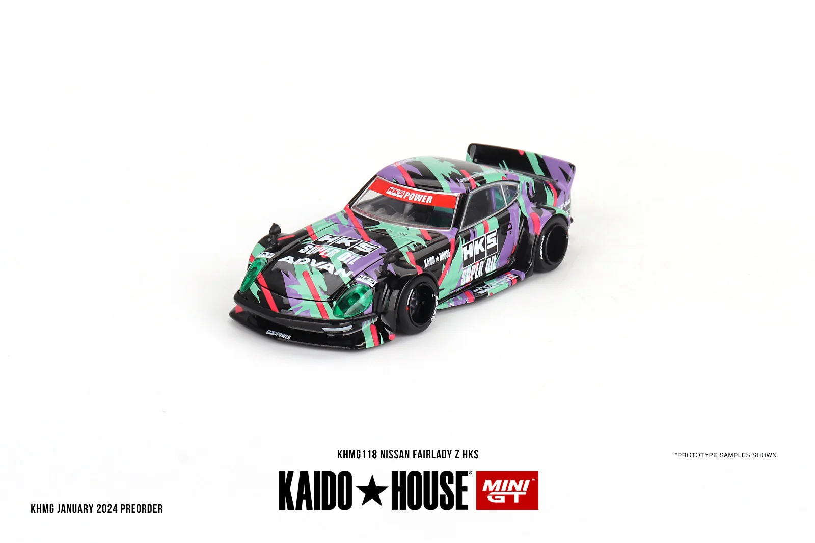 MINI GT x Kaido House 1/64 Nissan Fairlady Z HKS KHMG118 - Image 2