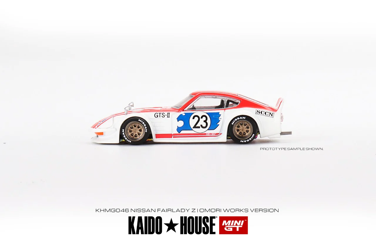 MINI GT x Kaido House 1/64 Nissan Fairlady Z Kaido GT Omori Works KHMG046 - Image 2