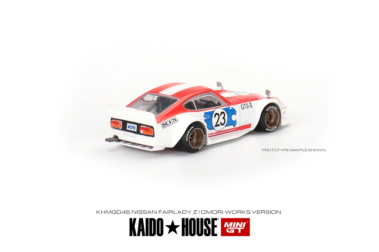 MINI GT x Kaido House 1/64 Nissan Fairlady Z Kaido GT Omori Works KHMG046 - Image 3