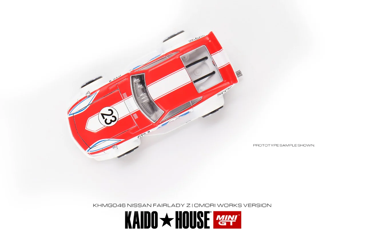 MINI GT x Kaido House 1/64 Nissan Fairlady Z Kaido GT Omori Works KHMG046 - Image 4