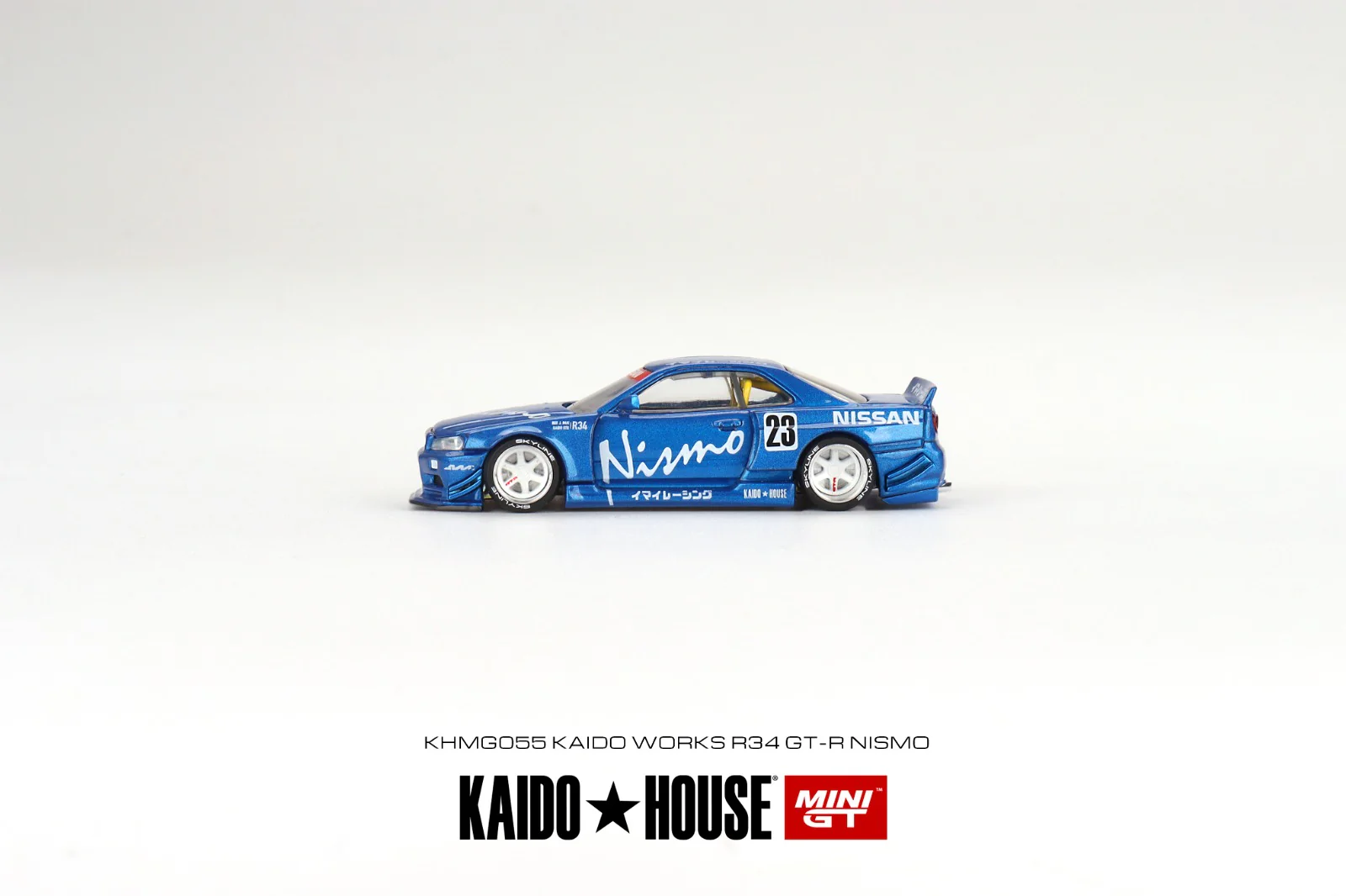 MINI GT x Kaido House 1/64 Nissan Skyline GT-R (R34) Kaido Works V3 KHMG055 - Image 2