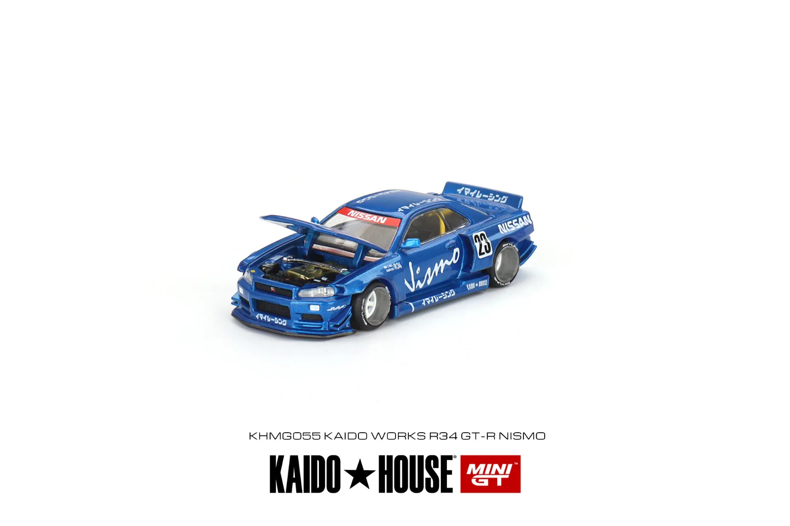 MINI GT x Kaido House 1/64 Nissan Skyline GT-R (R34) Kaido Works V3 KHMG055 - Image 3