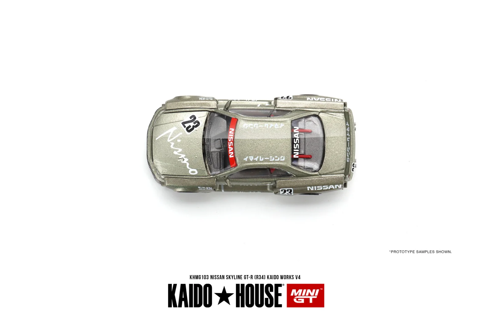 MINI GT x Kaido House 1/64 Nissan Skyline GT-R (R34) Kaido Works V4 KHMG103 - Image 2