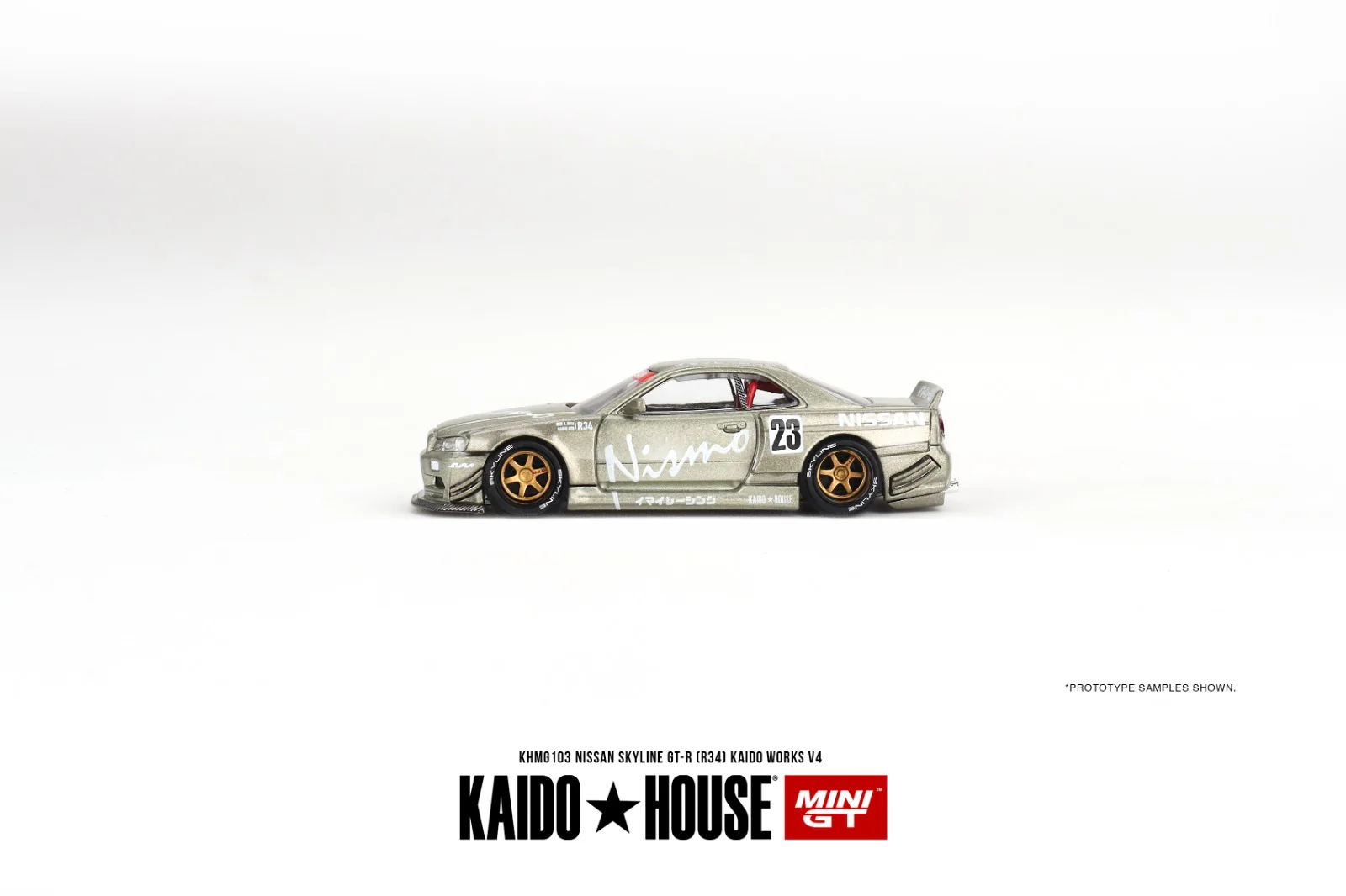 MINI GT x Kaido House 1/64 Nissan Skyline GT-R (R34) Kaido Works V4 KHMG103 - Image 3