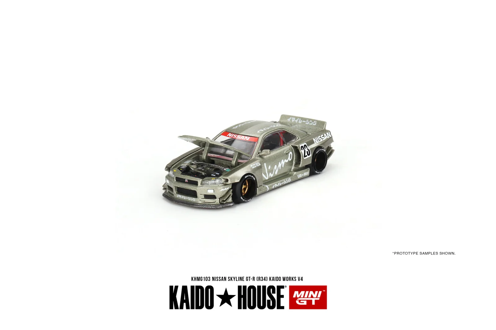 MINI GT x Kaido House 1/64 Nissan Skyline GT-R (R34) Kaido Works V4 KHMG103 - Image 4
