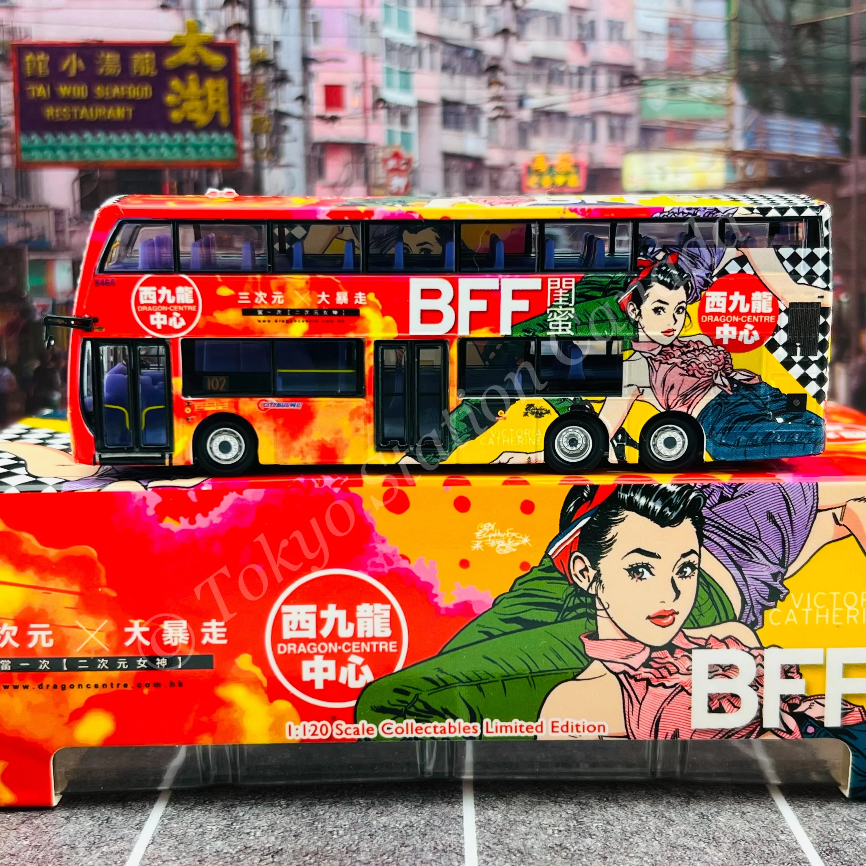 Model 1 1/120 Citybus ADL ENVIRO500 MMC 12m (Dragon Centre 西九龍中心) S33601 - 8465 TA1636 @ 經深水埗 102 (閨蜜) - Image 3