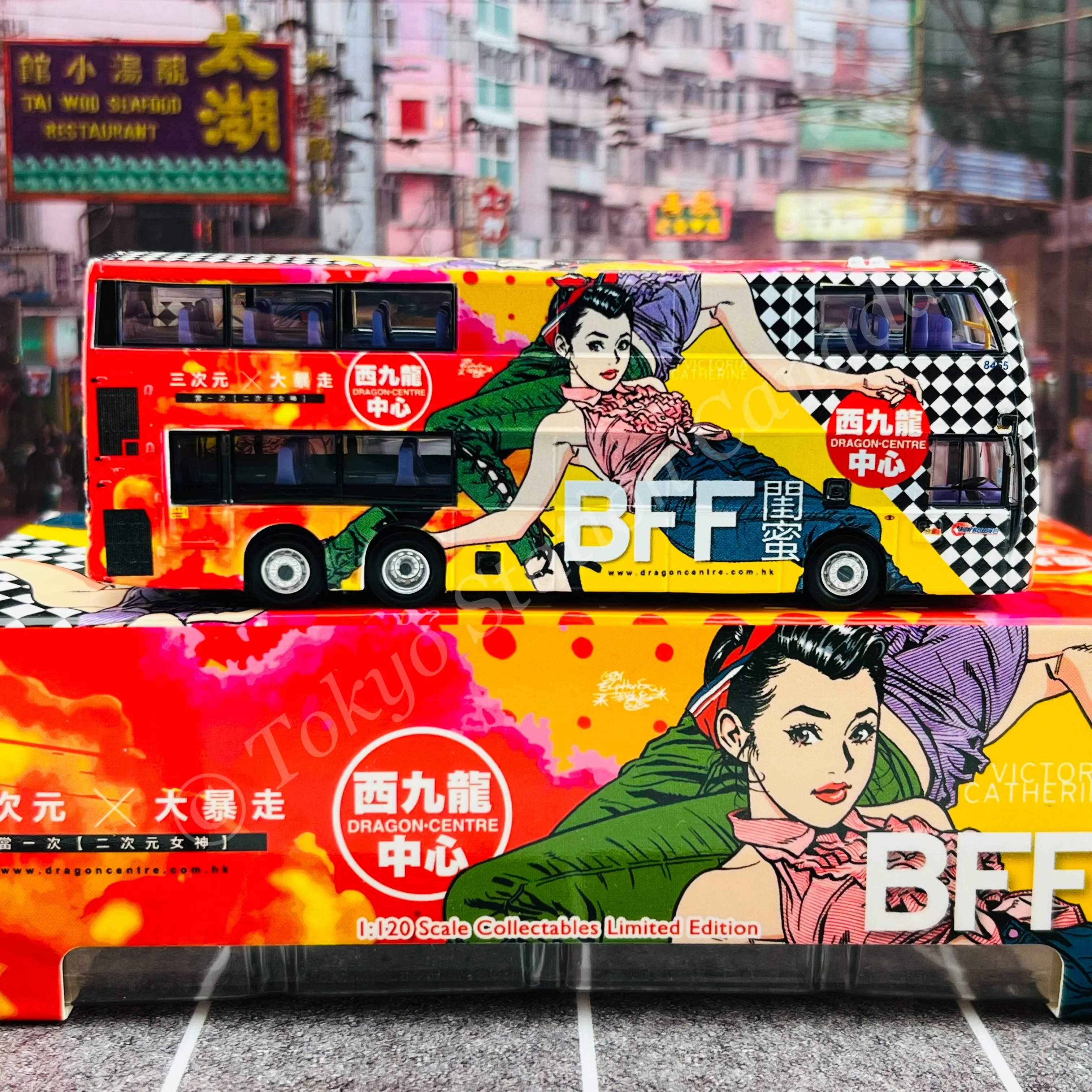 Model 1 1/120 Citybus ADL ENVIRO500 MMC 12m (Dragon Centre 西九龍中心) S33601 - 8465 TA1636 @ 經深水埗 102 (閨蜜) - Image 4