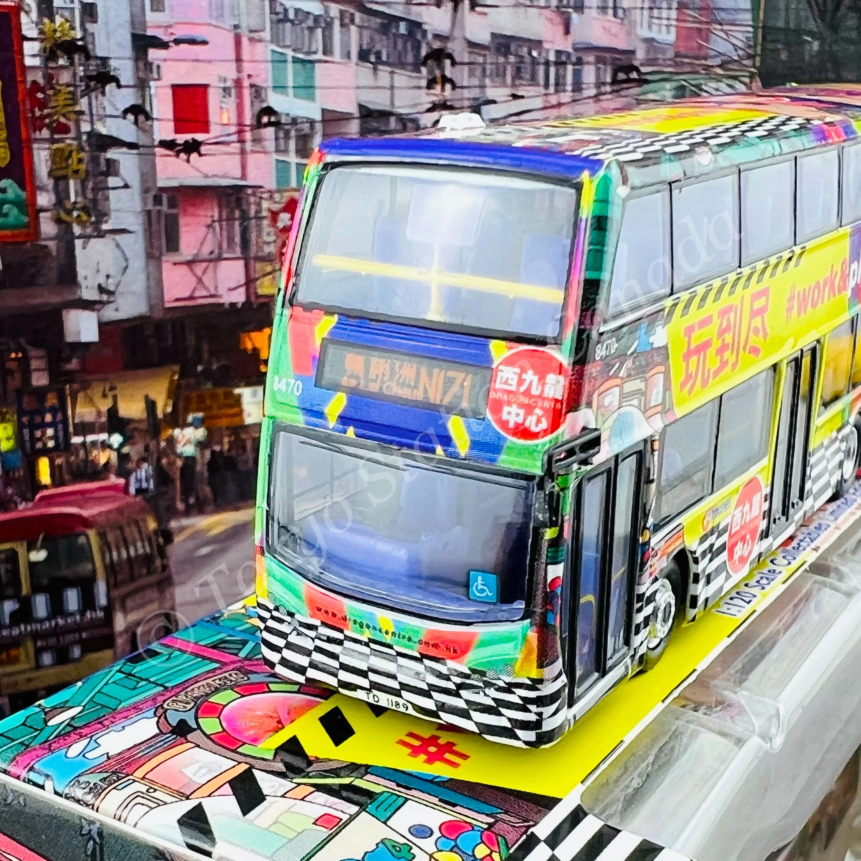 Model 1 1/120 Citybus ADL ENVIRO500 MMC 12m (Dragon Centre 西九龍中心) S33603 - 8470 TD1189 @ 鴨脷洲 N171 (玩到盡) - Image 2