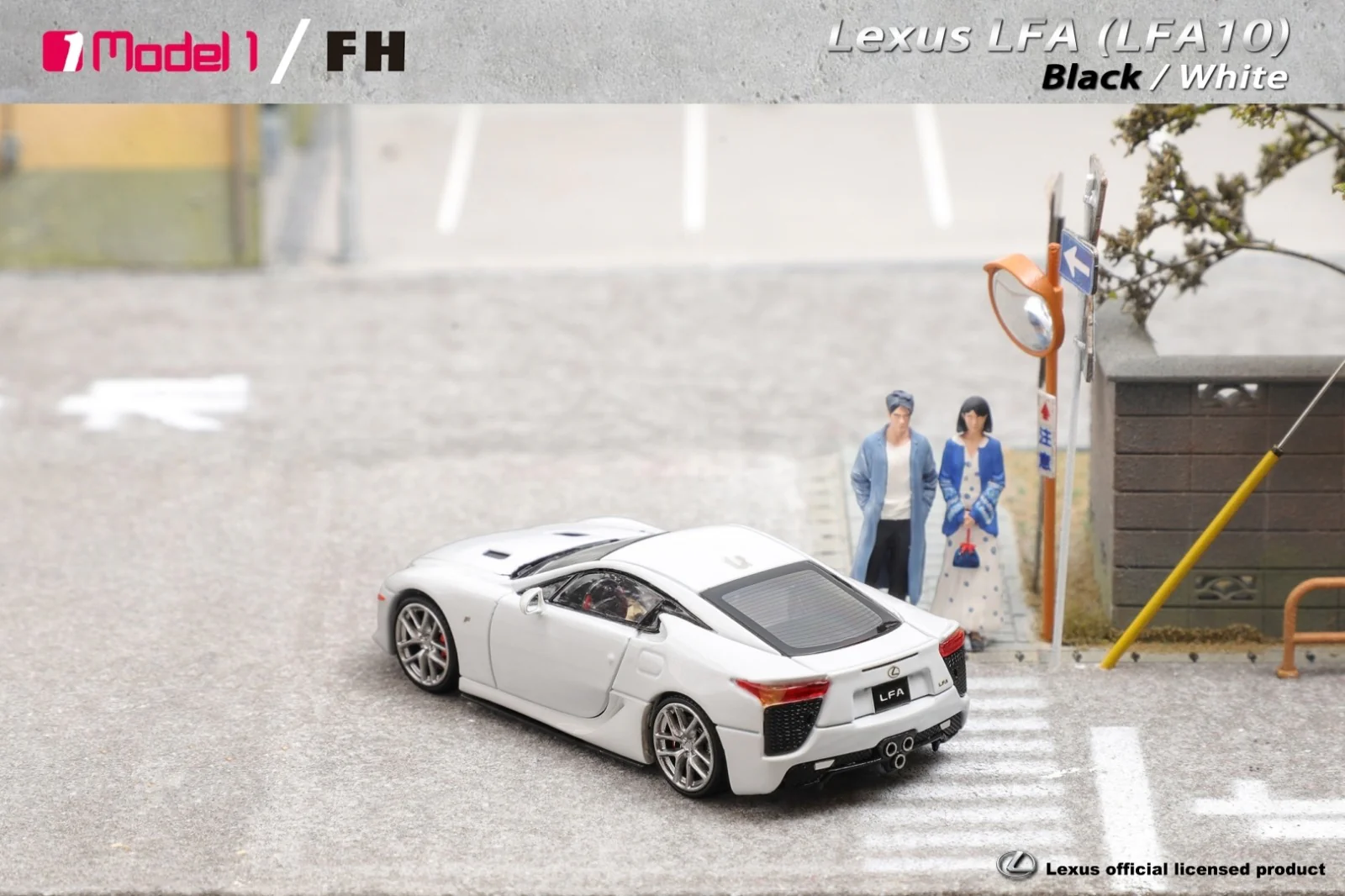 MODEL 1 x FOCAL HORIZON 1/64 Lexus LFA (LFA10) - White - Image 2