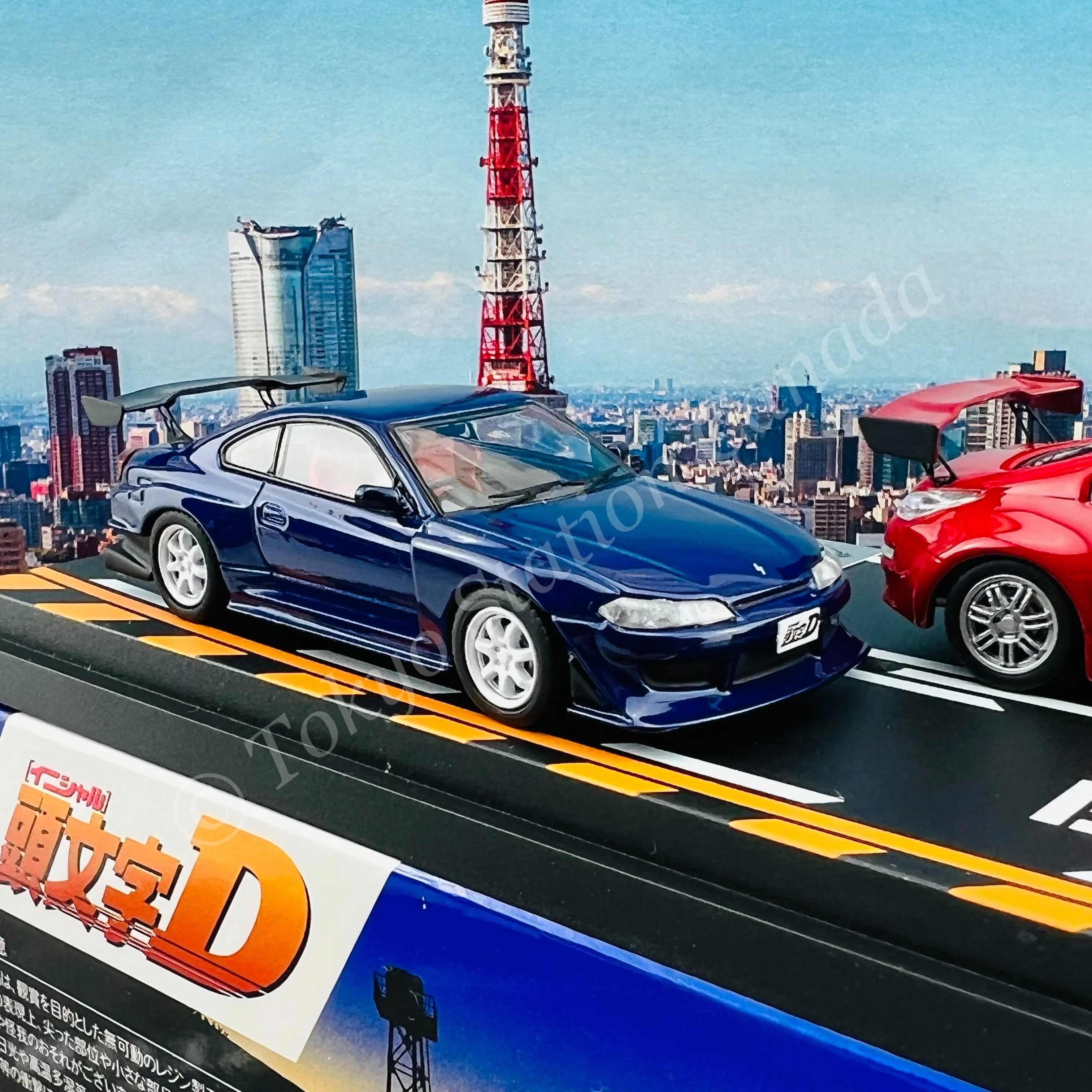 MODELER'S 1/64 Initial D Set Vol.4 Ryuji Ikeda Fairlady Z (Z33) & Hiroya Okuyama Silvia (S15) MD64204 - Image 4