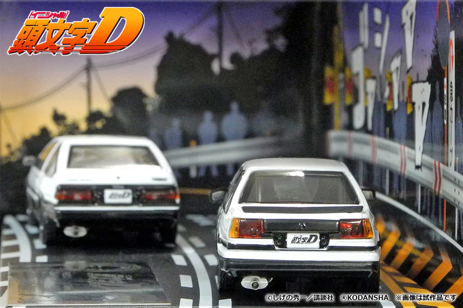 MODELER'S 1/64 Initial D Set Vol.1 Takumi Fujiwara Trueno (AE86) & Shinji Inui Trueno 2 Door (AE86) MD64201 - Image 10