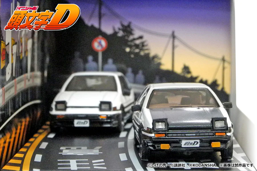 MODELER'S 1/64 Initial D Set Vol.1 Takumi Fujiwara Trueno (AE86) & Shinji Inui Trueno 2 Door (AE86) MD64201 - Image 9