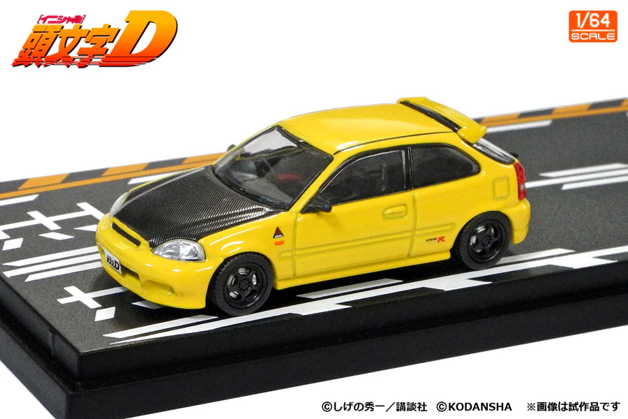 MODELER'S 1/64 Initial D Set Vol.12 Tomoyuki Tachi Todo Shokai Civic (EK9) & Takumi Fujiwara Trueno (AE86) MD64212 - Image 4