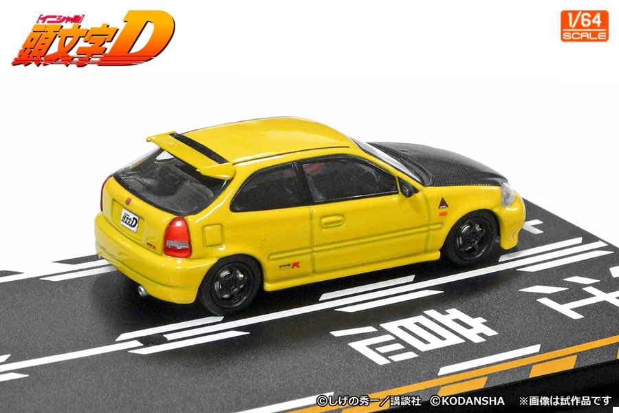 MODELER'S 1/64 Initial D Set Vol.12 Tomoyuki Tachi Todo Shokai Civic (EK9) & Takumi Fujiwara Trueno (AE86) MD64212 - Image 5