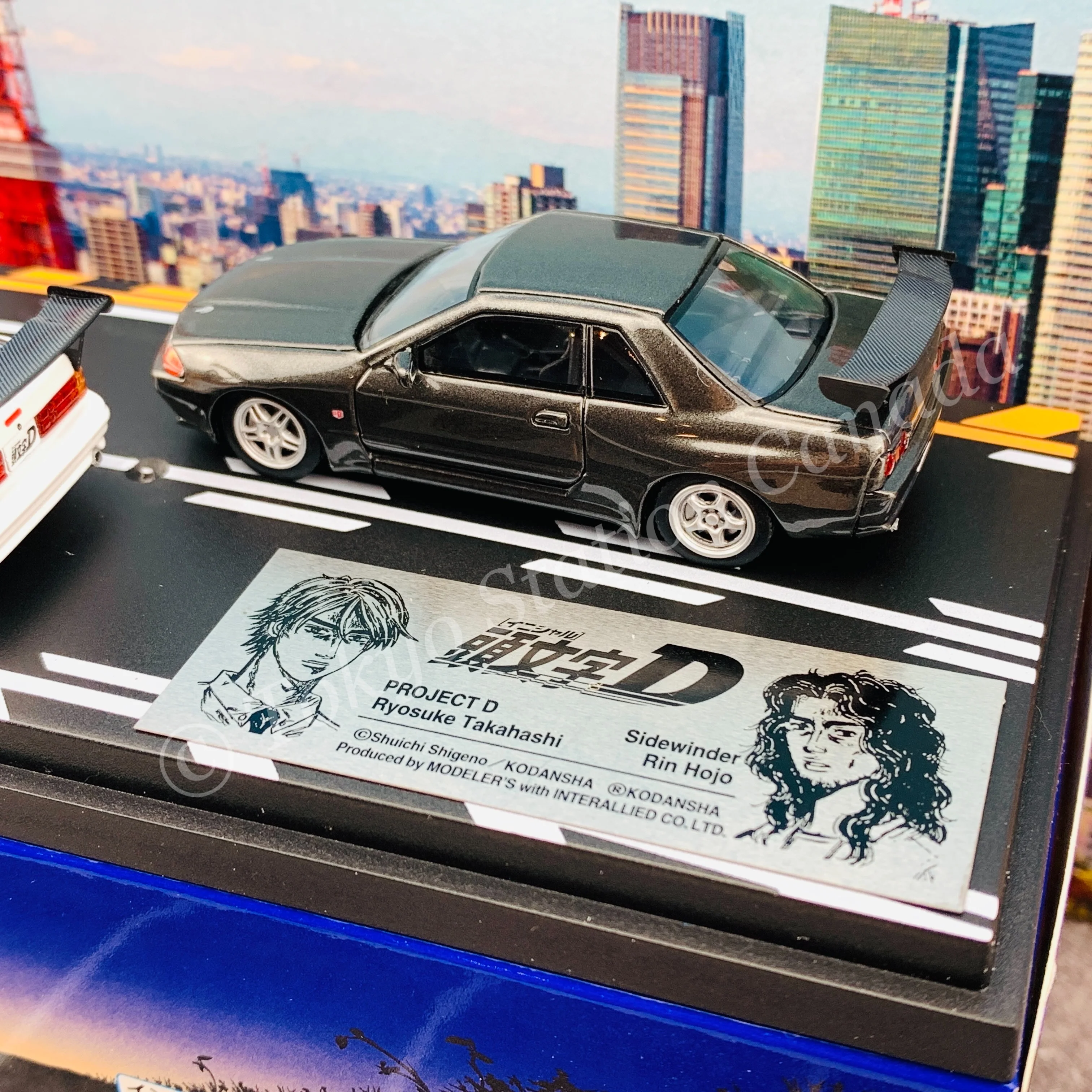 MODELER'S 1/64 Initial D Set Vol.2 Ryosuke Takahashi RX-7 (FC3S) & Rin Hojo Skyline GT-R (BNR32) MD64202 - Image 5