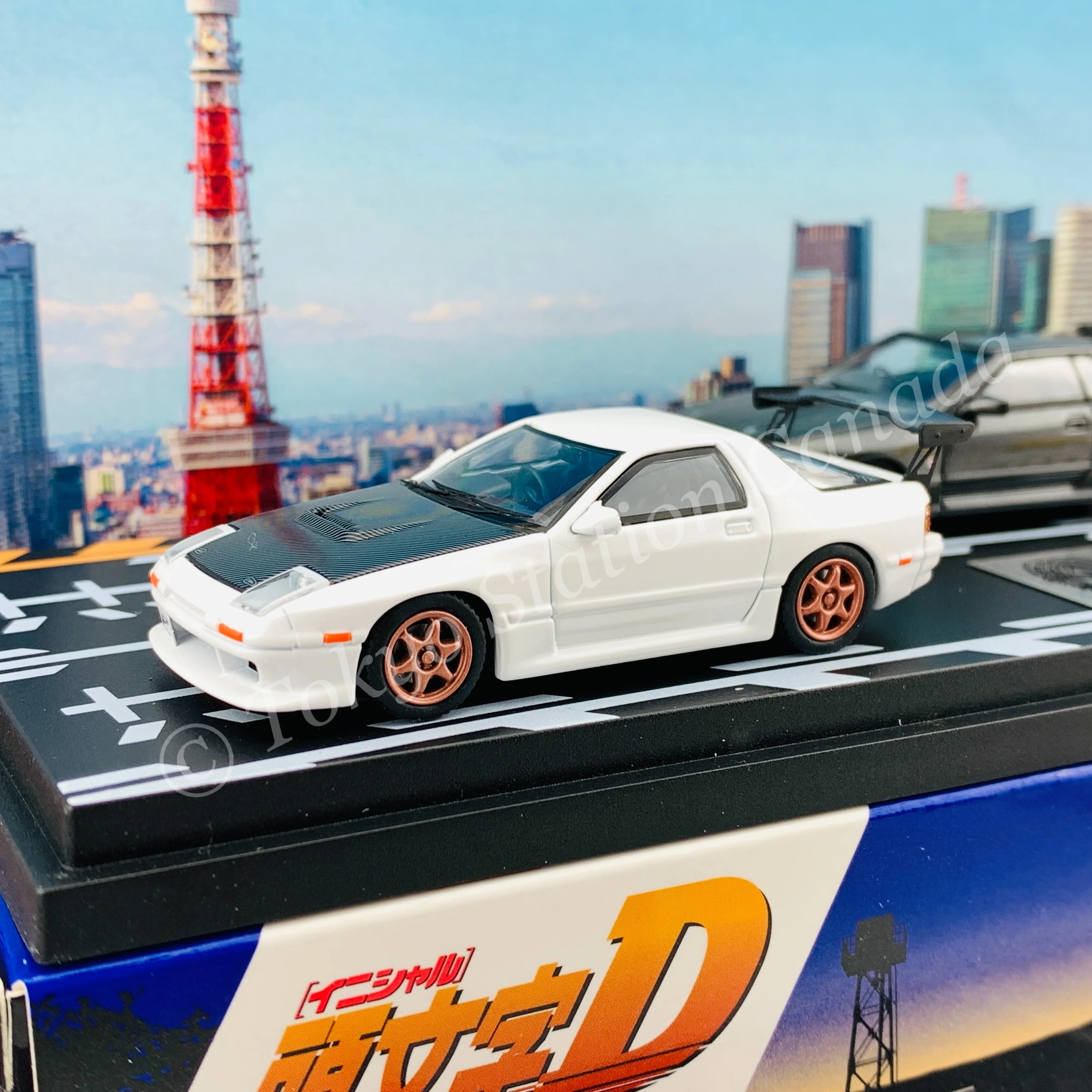 MODELER'S 1/64 Initial D Set Vol.2 Ryosuke Takahashi RX-7 (FC3S) & Rin Hojo Skyline GT-R (BNR32) MD64202 - Image 6