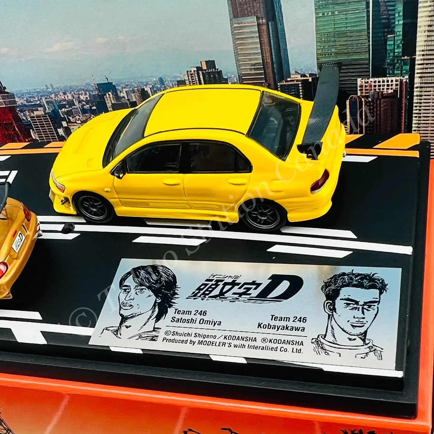 MODELER'S 1/64 Initial D Set Vol.6 Satoshi Omiya Roadster (NB8C) & Kobayakawa Lancer Evolution VII MD64206 - Image 7