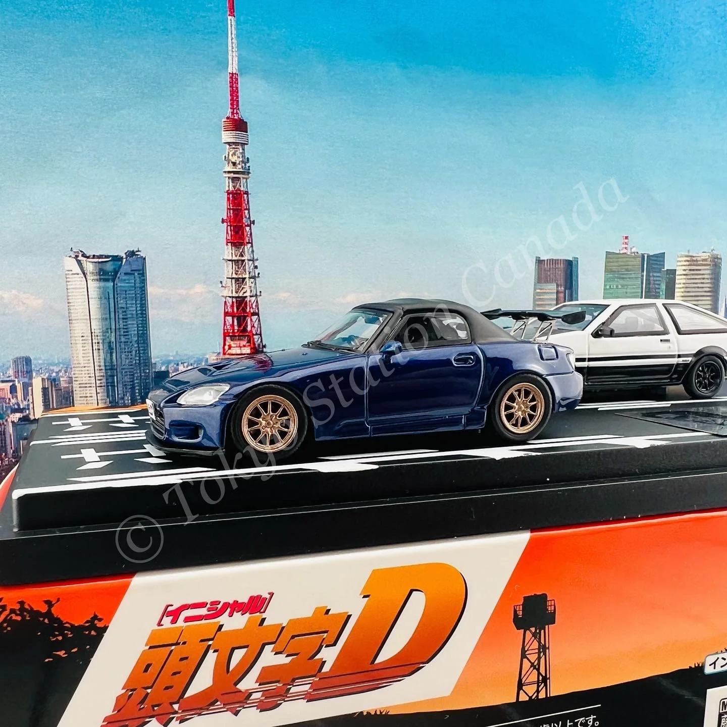 MODELER'S 1/64Initial D Set Vol.7 Takumi Fujiwara Trueno (AE86) & Toshiya Shiroshima S2000 MD64207 - Image 4