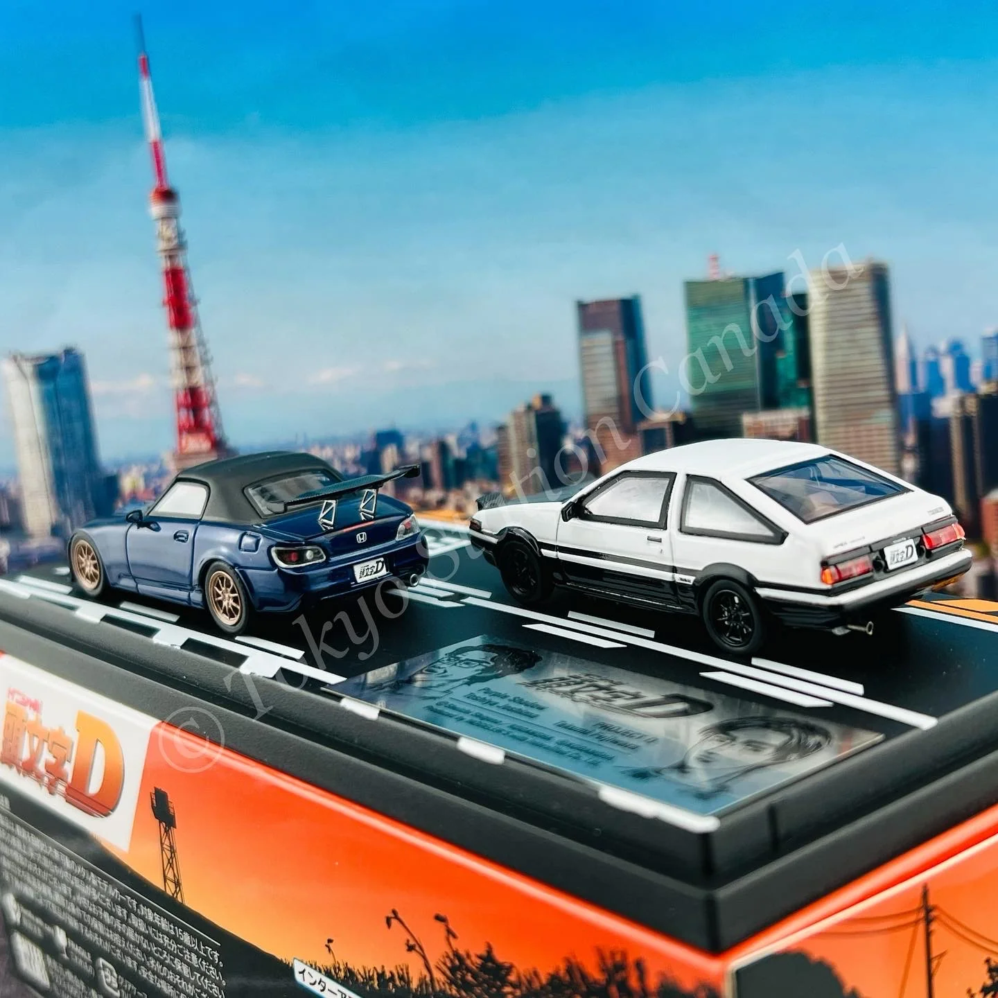 MODELER'S 1/64Initial D Set Vol.7 Takumi Fujiwara Trueno (AE86) & Toshiya Shiroshima S2000 MD64207 - Image 6
