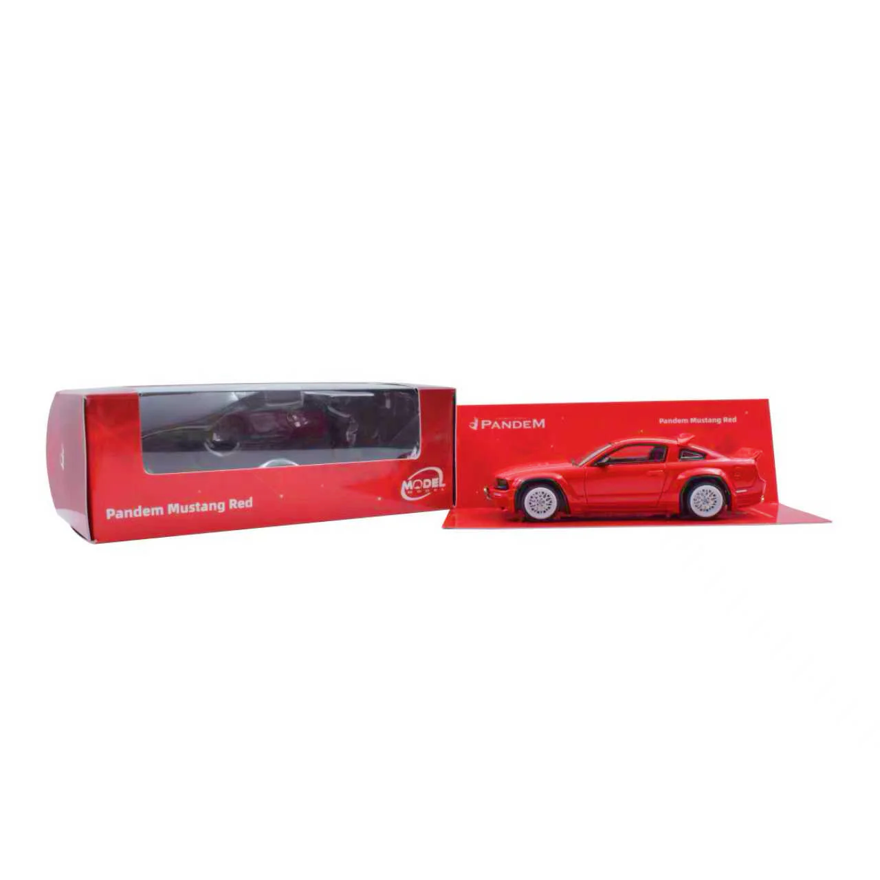 PREORDER MODELMODEL 1/64 Pandem Mustang Red MM64-PM-001 (Approx. Release Date: Q1 2026 and subject to the manufacturer's final decision) - Image 2