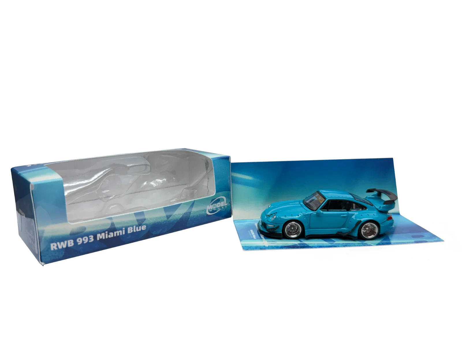PREORDER MODELMODEL 1/64 RWB 993 Miami Blue (Paper Box) MM64-RWB993-005 (Approx. Release Date: Q3 2026 and subject to the manufacturer's final decision) - Image 2