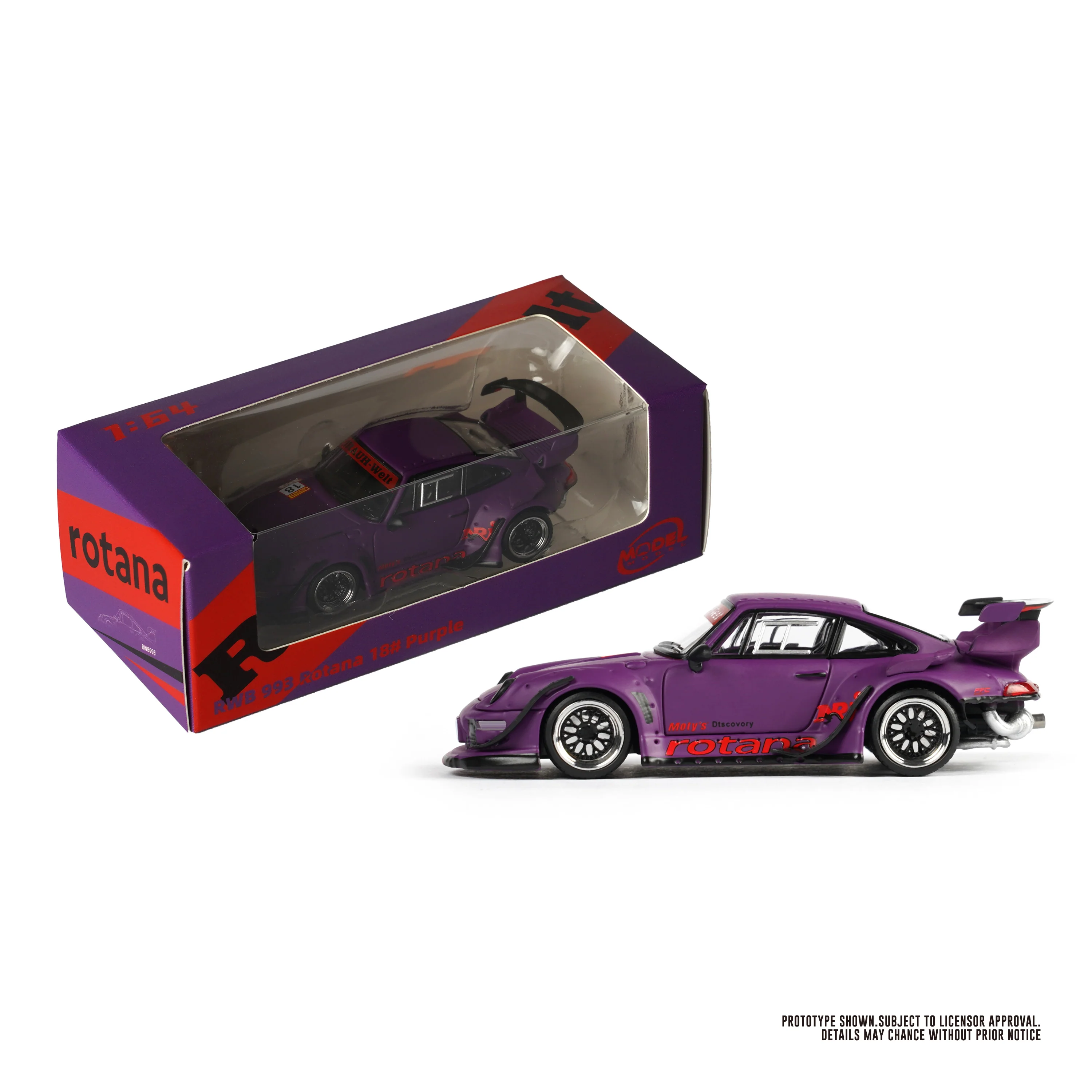 MODELMODEL64 1/64 RWB 993 Rotana #18 MM64-RWB993-001 - Image 4