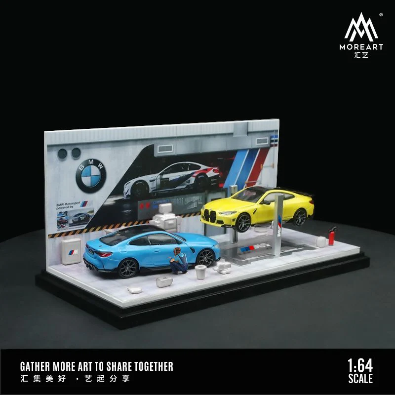 MOREART 1/64 AUTOMOBILE REPAIR WORKSHOP - BMW MO901205 - Image 2
