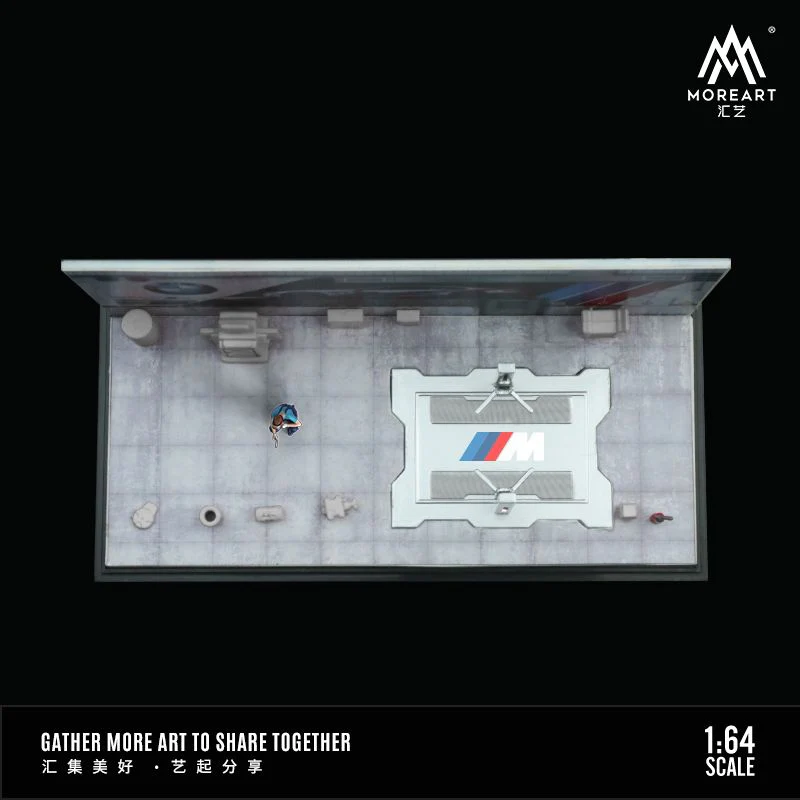 MOREART 1/64 AUTOMOBILE REPAIR WORKSHOP - BMW MO901205 - Image 3
