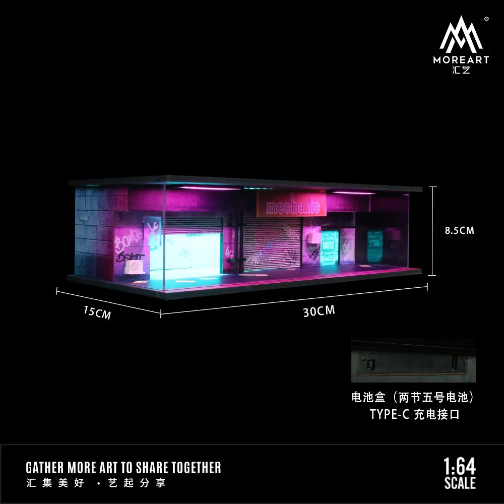 MoreArt 1/64 CYBERPUNK SERIES 02 DIORAMA MO914302 - Image 2