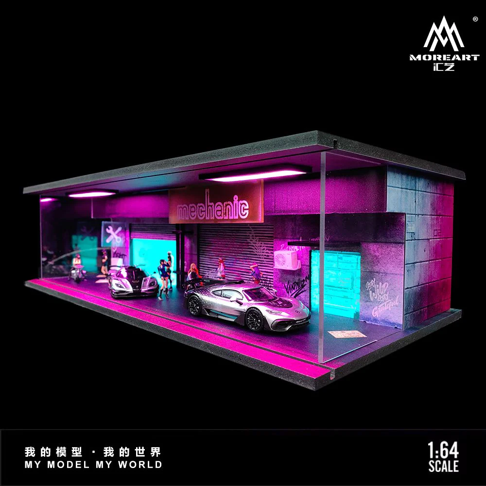 MoreArt 1/64 CYBERPUNK SERIES 02 DIORAMA MO914302 - Image 3