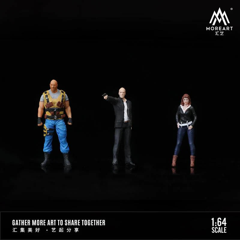 MOREART 1/64 FAST AND FURIOUS DOLL SET B - Image 2