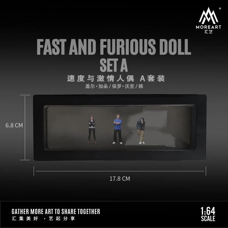 MOREART 1/64 FAST AND FURIOUS Figurine (Set A) MO642052 - Image 5
