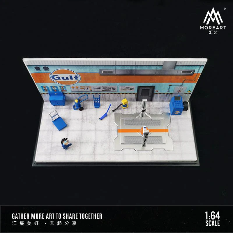 MOREART 1/64 GULF AUTOMOBILE REPAIR WORKSHOP - Image 2